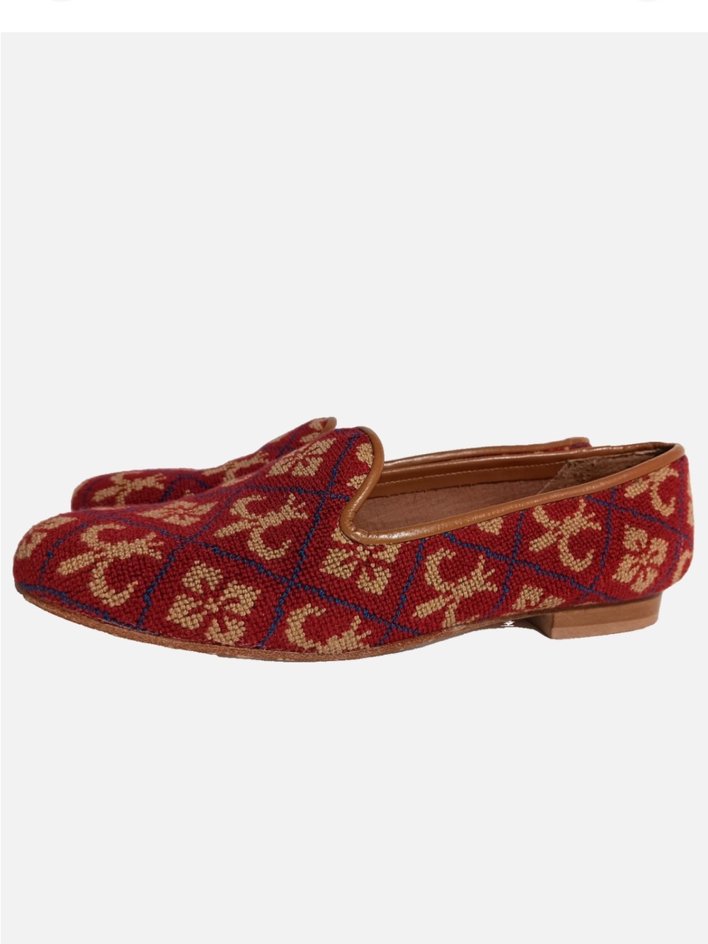 Zalo Tapestry Red Needlepoint